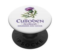 Culloden Scotland Remember and Honor Watercolor Thistle PopSockets Adhesive PopGrip