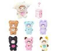 CULLOK Nommi Blind Box Figures, 1 PC Nommi Loveliness Never Ends Series Plush Blind Box (1 of 7 Possible Styles), Kawaii Vinyl Plush Doll Collectible Figures for Holiday Birthday Gifts
