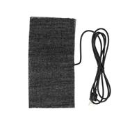 Culnflun 1 Pack Black 5V USB Carbon Fiber Heating Mat 20x10cm, Washable Bendable Heating Pad for Shoulder Neck Waist Abdomen Pet Bed Warm Blanket
