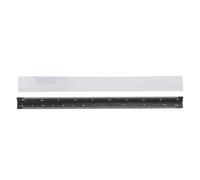Culnflun 1 Pcs 30cm Triangular Engineer Scale Ruler Aluminum Architect Scale, 6 Scales 1:20 to 1:125 Drafting Tool for Architecture Engineering Students Black