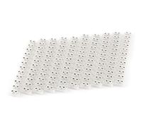 Culnflun 10pcs Terminal Blocks, 360V 10A Dual Row Screw Terminals Copper Electric Barrier Terminal Block, 12 Position Wire Connector Strip for Industrial Equipment