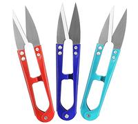 Culnflun 12 Pack Yarn Scissors, Thread Scissors Small Mixed Color Carbon Steel Sharp Blade for DIY Crafting Sewing Knitting