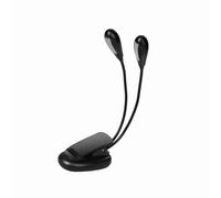 Culnflun 14 LED Rechargeable Book Light for Reading in Bed, Eye Caring 3 Color Temperatures,Stepless Dimming Brightness, Flexible Clip Reading Lamp Small Lightweight Clip On Book R