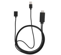 Culnflun 2 in 1 1080P USB Female to HDMI Male Adapter Cable, High Speed Transmission Screen Mirroring Cord for iOS Android Type C Phone to TV Monitor Projector