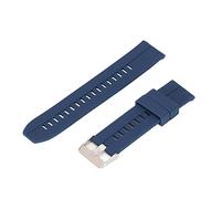 Culnflun 22mm Silicone Watch Band Easy Change Soft Sport Strap Replacement for Men Women Sweatproof Durable Universal Smart Watch Band Accessory with Black Color for Outdoor Runnin (Midnight Blue)
