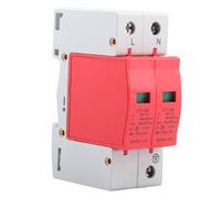 Culnflun 2P Low Voltage Protective Device, 385V DIN Rail Mount Arrester, 40KA 65KA 80KA Optional Tele Thunder Protector with Purple Copper Components (2P40KA)