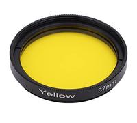 Culnflun 37mm Lens Filter, Red Orange Yellow Green Blue Full Color SLR Camera Lens Filter (Yellow)