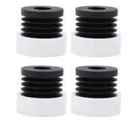 Culnflun 3D Printer Anti Vibration Feet, 4PCS Rubber ABS Shock Absorbing Pads Non Slip Stability Enhancers for A1 Mini 3D Printer