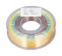 Culnflun 3D Printer PLA Filament 1.75mm Silk Shiny Fast Color Gradient Multicolored Spool Bundle 200g for Art Crafts 3D Printing Projects