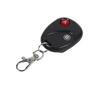 Culnflun 433MHz Remote Control Transmitter 2-Button, DC12V Plastic Black Key Fixed Code Clone Remote Control Keychain RF Transmitter for Garage Gate and Door Wireless Switch