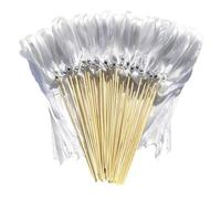 Culnflun 50 Pcs Lace Wedding , with Ribbon and Silver Bell Wand Silk Fairy Stick Wand Streamers Party Ribbon Sticks Magic Fairy Wands for Wedding Bridal Shower Photo Prop