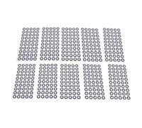 Culnflun 500 Pcs 3D Scanning Marker 6mm ID 10mm OD High Reflectivity Reusable Diffuse Reflection Markers for 3D Scan Tracking Dots Motion Capture and Reverse Engineering PET Reflec