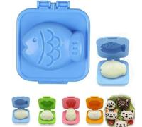 Culnflun 6Pcs Boil Egg Mold, Food Grade PP Plastic Cute Eggs Mould Kitchen Sushi Rice Eggs Mold, Animals Design Egg DIY Mould Gadgets Tool