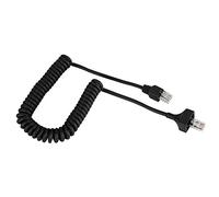 Culnflun 8 Pin 50cm Microphone Cable Cord for Kenwood Two Way Radio Replacement Mic Cable Flexible Radio Accessory for Communication Portable Equipment Replacement Parts