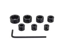 Culnflun 8pcs Set 3-12mm Drill Bit Locator Depth Stop Collars Ring Positioner with Hex Wrench for Woodworking Crafting