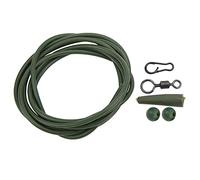 Culnflun 8PCS Silicone Fishing Accessories, Easy to Carry, High Corrosion Resistance, No Fear of Salt Water Environment, Suitable for All Depths of Rivers and Oceans (Green)