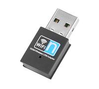 Culnflun Adaptador WiFi inalámbrico mini USB 2.0 de 300 Mbps, receptor dongle de red 802.11 b/g/n con WPS, tarjeta de red inalámbrica con chip RTL8192 para escritorio, PC portátil