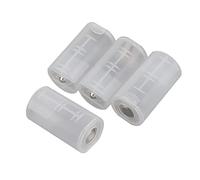 Culnflun Adaptateur Pile AA vers D Lot de 4, Convertisseur AA en D, Support Batterie pour Usage Quotidien