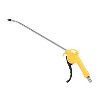 Culnflun Air Blow Gun, G1/4" Air Cleaning Gun 10.4in 0.9Mpa Pneumatic Duster Removing Gun with Joint for Cleaning Narrow High Places and Pipes Yellow