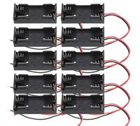 Culnflun Battery Holder 10pcs 2x 3x AAA, Battery Power Case Plastic Box with Wire Lead2x AAA for Student Experiments LED Strips Electronic Toy Home Appliance