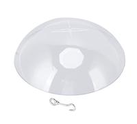 Culnflun Bird Feeders Protective Cover, Squirrel Clear Dome Protect Hanging Bird Feeders Large Diameter for Adverse Weather Conditions