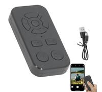 Culnflun Bluetooth Remote Control Page Turner Clicker, 9 Keys Rechargeable, Take Photos, Left and Right Browsing Novels, Sensitive Control Without Delay, Support TikTok(Black)