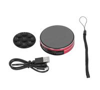 Culnflun Bone Conduction Speaker Stereo Mini Portable Music Player with Advanced Bone Conduction Technology for Home Outdoor Travel Aluminum Alloy 33mm (Red)