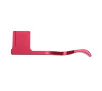 Culnflun Camera Thumb Up Grip, Aluminum Alloy Thumb Rest Support with Hot Shoe Dust Proof Cover, Ergonomic Metal Hand Grip Replacement for ZF ZFC Camera, Black Camera Accessory (Red)