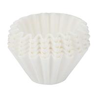 Culnflun Coffee Filters White Paper Cake Cup Shaped Wavy Disposable for Coffee Making 50Pcs