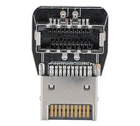 Culnflun Compact Type E Header Adapter, Motherboard Front Panel Converter, 90 Degree Steering Connector for High Speed USB Data Transfer and Inner Chassis Cable Arrangement