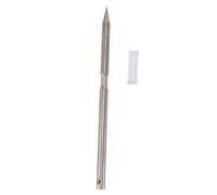 Culnflun Cow Nose Piercing Needle, 304 Stainless Steel Cattle Nose Ring Applicator with Hole Anti Slip Grooves for Farmers Ranchers Herders Durable Sharp Smooth Large Hole Design (Medium: Approx.
