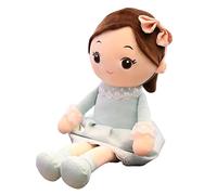 Culnflun Cute Rag Dolls Exquisite Soft Plush Toy Sleeping Pillow for Girls Room Decoration Pink Gray 40cm (blue)