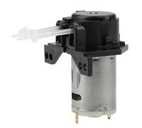 Culnflun DC12V/24V Peristaltic Pump,Dosing Pump Peristaltic Dosing Head Low Flow Peristaltic Pump DIY Liquid Small Dosing Pump for Aquarium Lab Analytical (12V 1 * 3)