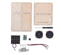 Culnflun DIY Bluetooth Speaker Kit Educational Fun Stereo Surround Sound Music Building Project for Kids Teens Composite Wood Science Craft Set