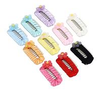 Culnflun Dog Hair Clips, Pet Hairpin for Yorkshire Terrier Teddy, Cute Bowknot Hair Accessories for Small Dogs Cats Grooming Assorted Colors 10Pcs