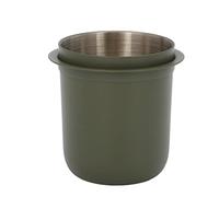 Culnflun Dosing Cup, 150ml 58mm Universal Coffee Powder Cup Anti Spill Coffee Machine Accessory Coffee Powder Feeder for Italian Portafilter (OD Green)