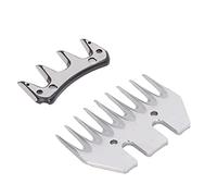 Culnflun Electric Sheep Shear Blade High Carbon Steel 9 Tooth Incisive Wear Wool Comb Cutter Blade for Sheep Alpacas Llamas and Thick Fur Animals 2 Pack