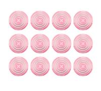 Culnflun Fight Controller Key Cover Matches Replacement Cap, Abs Cross Top Cap Accessory Fits Fighting Box Diy with 20.2mm Outer Dimension Layout (Pink)