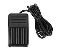 Culnflun Foot Switch Pedal Controller TFS01 250VAC 10A Foot Control Switch Adjustable Mechanical Memory Structure for Table Drill Instrument Machine Tool Black Shell 100x60x33 (Line length 2 meters)
