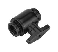 Culnflun G1/4" Female Black Water Ball Valve with Handle for Computer Water Cooling System