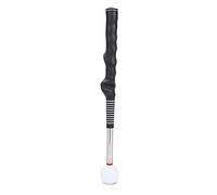 Culnflun Golf Swing Grip Trainer Telescopic Adjustable Weighted Swing Training Aid for Beginners Right Left Handed Golfers Black Metal 15 28 Inches