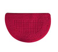 Culnflun Half Moon Door Mats Indoor, Half Circle Doormat Semicircle Floor Mat Dust Trap Polyester Fiber Strong Absorption Anti Slip for Outdoor Indoor (48 * 78CM)