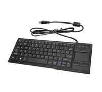 Culnflun keyboard with trackpad With Wired Ultra Thin, Mini Compact Touch Keyboard With HUB Function For Industrial Medical ABS 12.2 x 4.53 x 0.47in