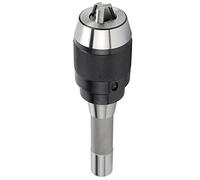 Culnflun Keyless Drill Chuck, 1 13mm Clamping Range Integral Hand Drill Chuck Straight Shank Precision Lathe Tool Milling Machine Accessories Hex Shank Conversion Tool 40CR Material