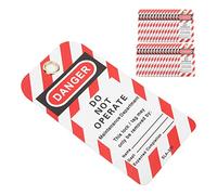Culnflun Lockout Tagout Tag, 30PCS Safety Danger Reusable Warning Label, Do not Operate Equipment Labels for Industrial Electrical Hazardous Areas