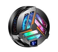 Culnflun Magnetic Cell Phone Cooler, Portable ABS Semiconductor Cooling Fan Dual Core Refrigeration Super Silent Radiator for Gaming Live Streaming Mobile Phone Accessories