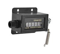 Culnflun Mechanical Counter, 55 x 33mm 5 Digit Counting Tool, with Reset Function, Accurate Tally Number Counter, Durable Clear Glass Mirror Design, for Printing Machines