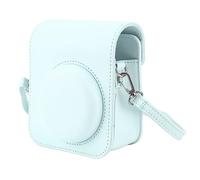 Culnflun Mini Instant Camera Protective Case, PU Leather Camera Protective Bag Instant Case Cover with Removable Adjustable Shoulder Strap for Mini 12 (Verde Menta)