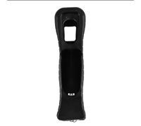 Culnflun Motion Plus Adapter for Wii Remote Controller Enhanced Motion Sensor Silicone Case Cover for Wii Games Black or White ABS Material Plug and Play Accessory (Black)