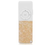 Culnflun MP3 Player, Classic Slim HiFi Lossless Sound Music Player Supports Up to ABS 64GB Music Speaker Multifunction Portable MP3 for Gym Fitness Outdoor (Yellow)